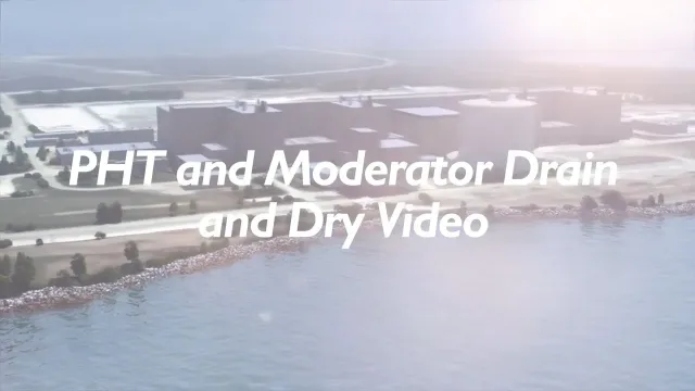 Film d'animation 3D — Opérations de maintenance sur un coeur de réacteur nucléaire (extrait)